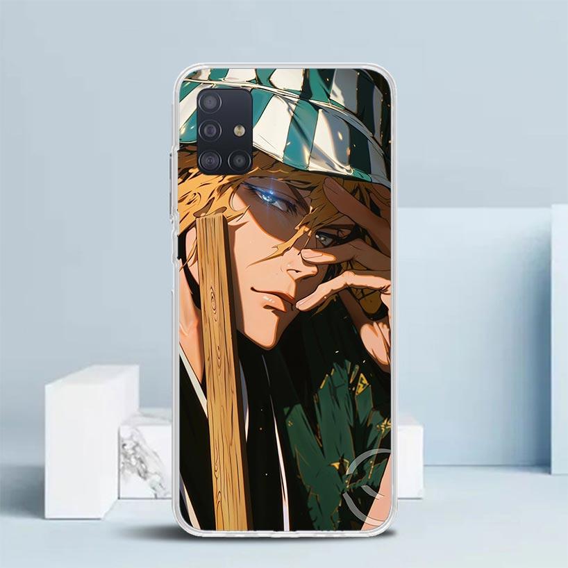 Bleach Kisuke Urahara Phone Case For Samsung Galaxy A52 A32 A22 A12 A51 A50S A30S A10S Note 20 Ultra 10 S10 Plus A31 A20 A71 A72