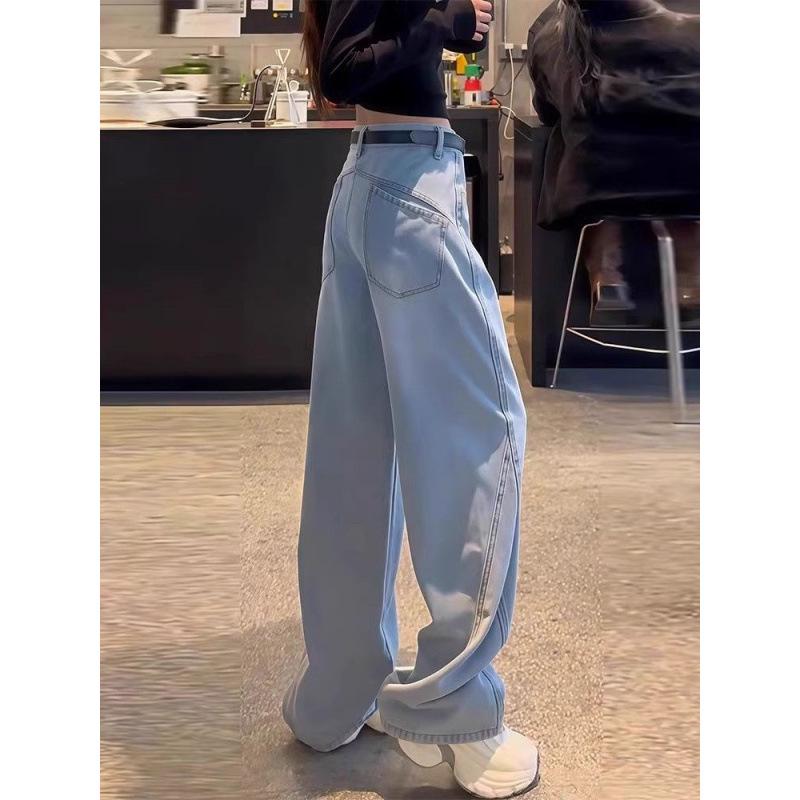 Women's Summer 2025 Curved Blade Narrow Leg Jeans - Plus Size, Hot Selling, Straight & Wide Leg Options Available.