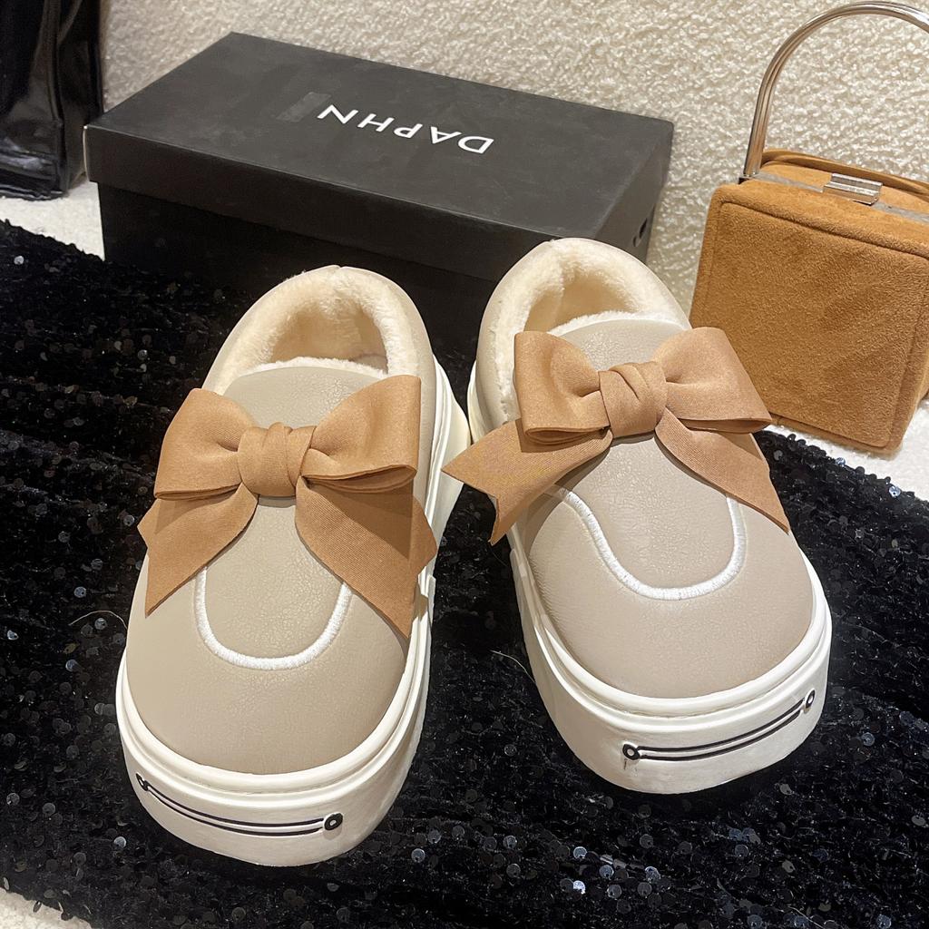 Dámské zimní domácí bavlněné pantofle ležérní plyšové módní nejteplejší domácí obuv měkké nadýchané pohodlí luxusní vnitřní pantofle velikost 36-41