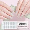 Adesivi per Unghie in Gel Semi-polimerizzati Glitterati Adesivi per Unghie UV Unghie in Gel Adesivi per Unghie Polimerizzabili con Luce UV