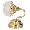 1:12 Dollhouse Wall Lamp Model Cute Miniature Rose LED Wall Light Dollhouse Decoration Accessory