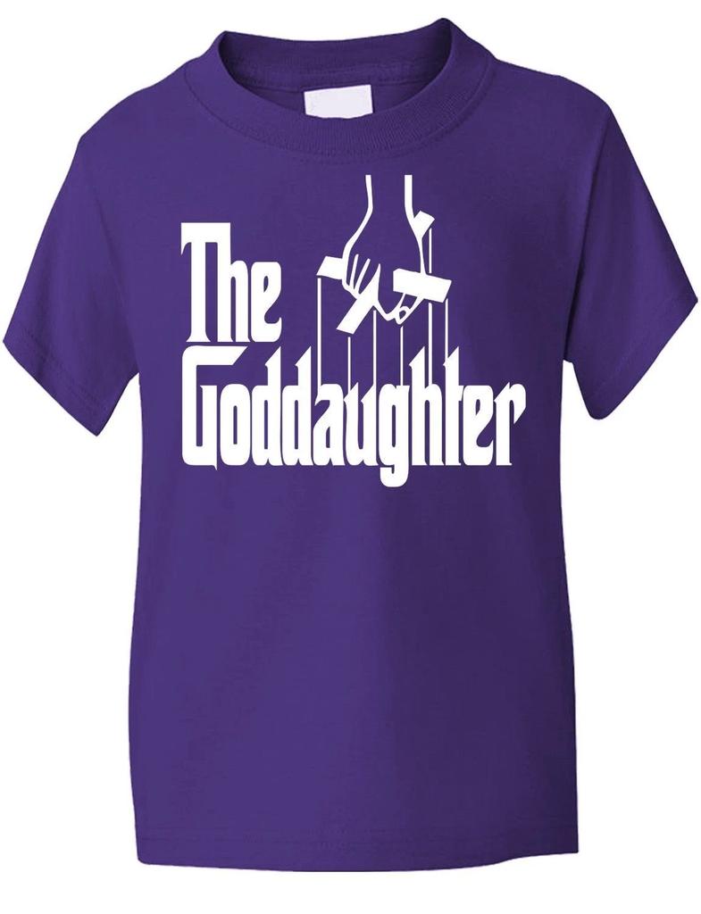The Goddaughter God Parents Christening Gift Funny Girls T-Shirt Age 1-13