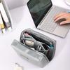 Travel Bag Pouch Electronic Accessories Organizers with Handle Carrying Case Shockproof Storage Bag for Data Cable Phone
