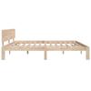 Solid Pine Wood Bed 200x200 cm