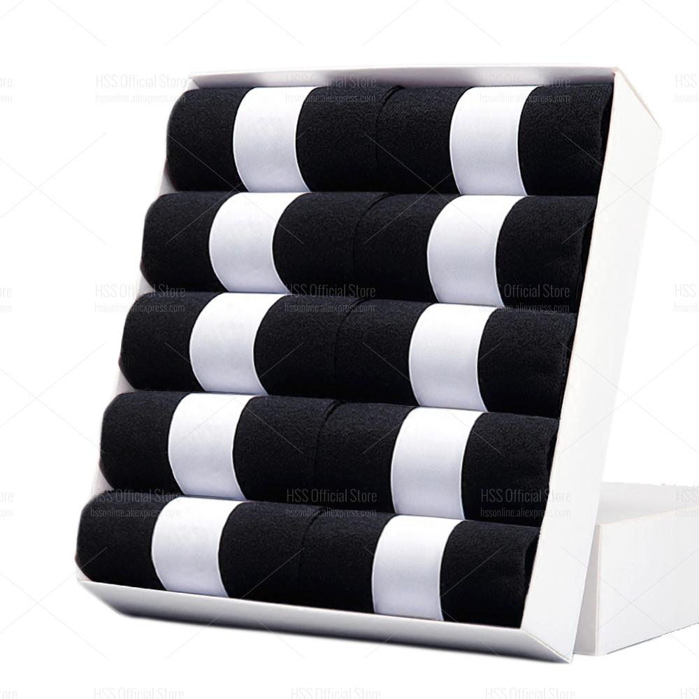 10Pairs/Lot Business Men's Cotton Socks New Style Black Casual Socks Soft Breathable Summer Winter Long Socks Plus Size (7-14)