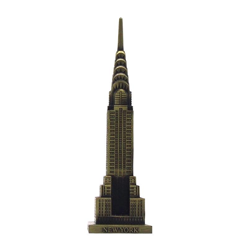Chrysler Building Wolkenkratzer Metallfigur Ornament