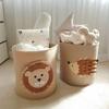 Trendy Korean Cartoon Animal Felt Storage Hamper - Large Capacity, Washable