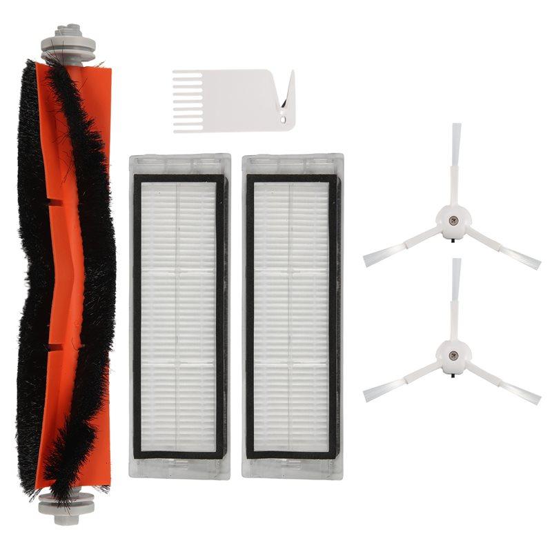 

LITE-For Xiaomi 1S, Rockrobo Vacuum V1, S4 S5 S6, SDJQR01RR, SDJQR02RR Vacuum Parts Main Side Brush Hepa Filter