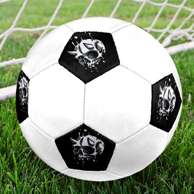 1PC Skull Soccer Ball Size 5 Football Machine Sewn Indoor/Outdoor Universal Football W89