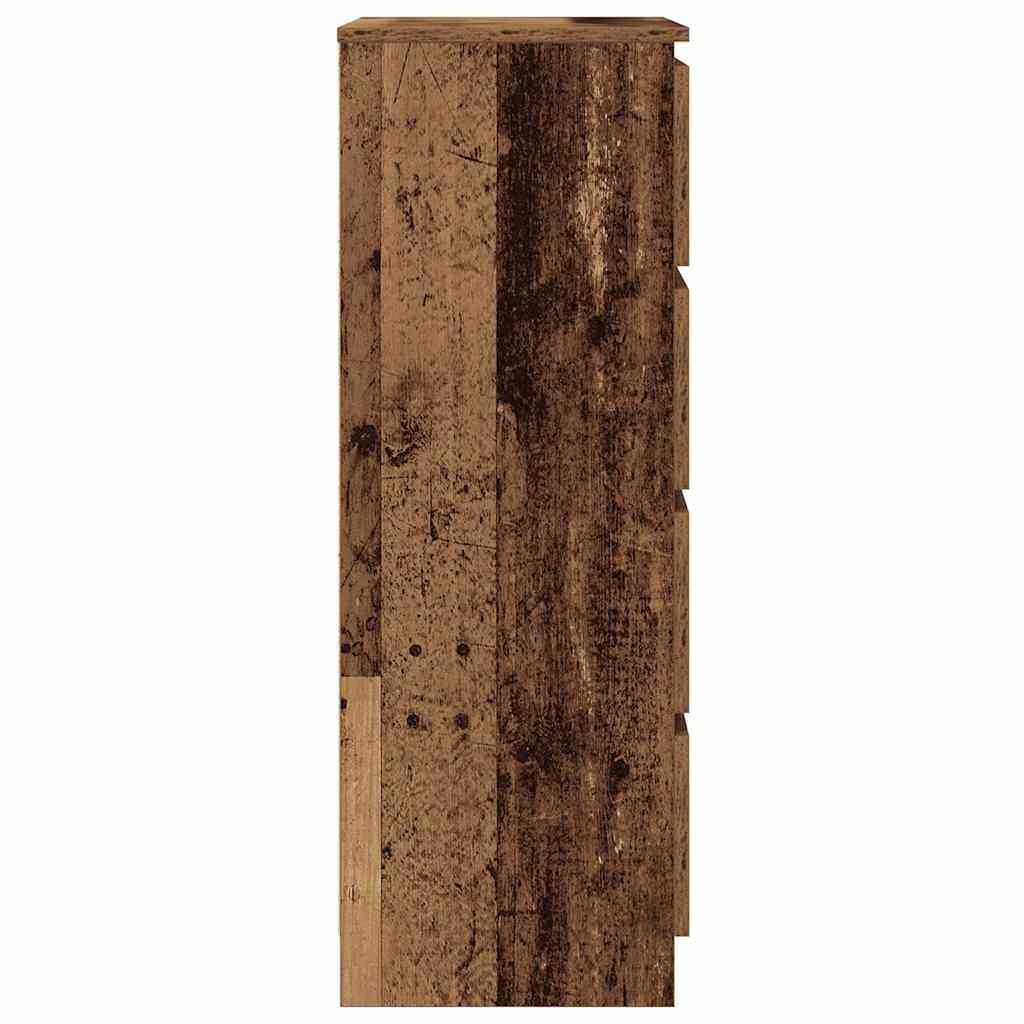 Sideboard Rustic Wood Look 60 x 35 x 98.5 cm Engineered Wood