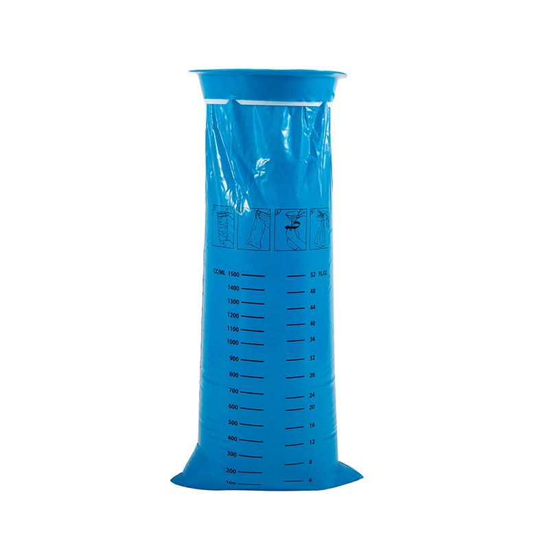 

1500ml Odorless Disposable Motion Sickness Bag for Car синий