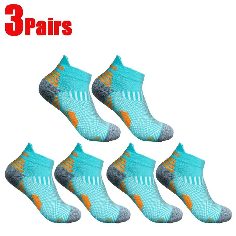 3/1Pairs Sport Compression Ankle Socks Men Women Professional Low Cut Fitness Marathon Running Outdoor Deodorant Breathable Sox