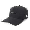 New Era Cap 9FORTY AFrame Long Visor EasySnap 15196182 NER34C3863 Black Flax Cotton Handwritten Logo Snapback Long 15196182 A-Frame Men's Women's