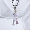 Crystal Beads Five-Pointed Star Hang Tags New Year Jewelry Making Tassels Shell Flower Pendant for Keychain Crafts