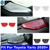 ABS Auto Dashboard Driehoek A-Stijl Speaker Audio Geluid Decor Frame Cover Trim Voor Toyota Yaris Interieur Accessoires