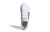 adidas Neo GRAND COURT K Leather Breathable Low Top Skateboard Shoes White Brown Kids' EF0101
