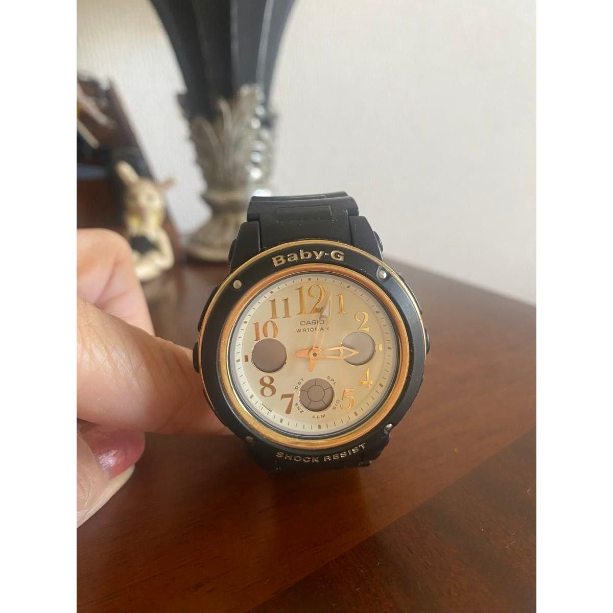 CASIO Baby-G WR10BAR Ana-Digi Watch Black Gold