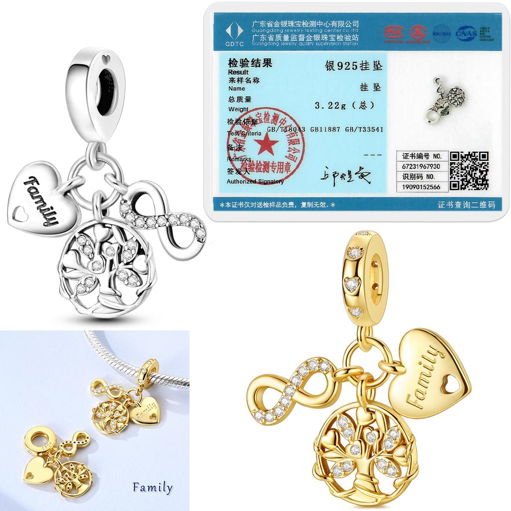 Original Kupfer Goldene Haustiere Charms Perle Buntes Zirkonium Klee Engel Herz Dangle Passend Armband DIY Schmuck Geschenk