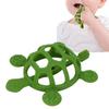 Baby Teething Toy Food Grade Silicone Anti Lost   Buckle Teething Bracelet Tortoise Shape Hand Teether Toy