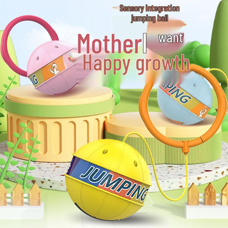 

Kids Light-Up Bouncy Ball: Outdoor Sports Toy & Growth Aid for Kindergarten жёлтый
