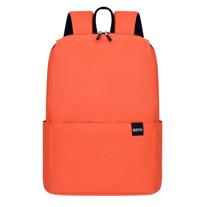 Cross-Border Weiya Lu Multi-Function Colorful Backpack: Student Schoolbag, Business Laptop Bag, Solid Color Casual Backpack.