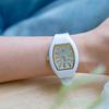 Authorized Dealer [Ice-watch] Ice-watch Watch Women's Watch 024033 [ICE boliday] Dome White Glitter Gold Small Second Hand Date