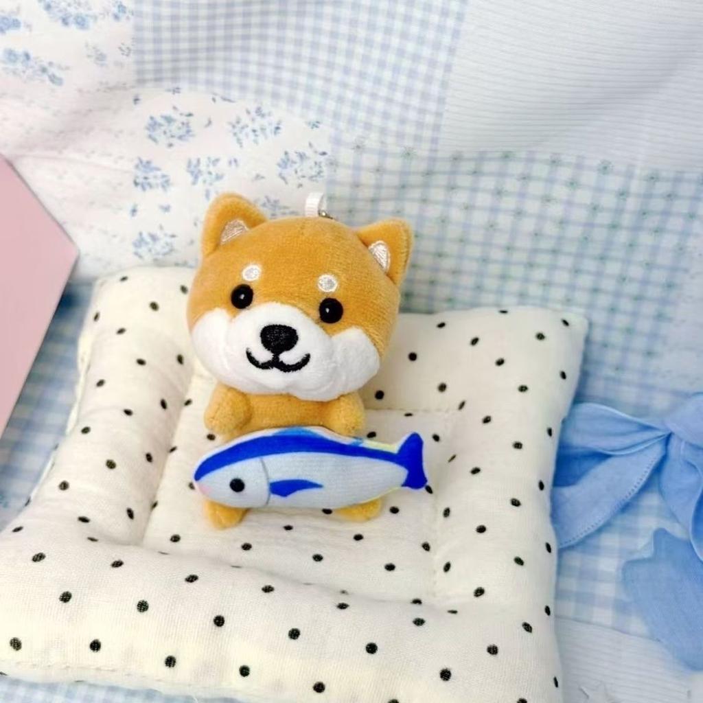 Travel Shiba Inu Plush toy Keychain KT dress up Mameshiba Hot Spring Star Shiba Inu Stuffed Animal lovely puppy doll