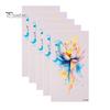 Removable Tattoo Stickers 5 Sheets Butterfly Stickers, Waterproof Temporary Flower Tattoos, Colorful Non-irritating Decals Face Body Tattoos