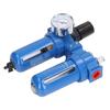 Filter Regulator and Lubricator High Hardness Zinc Alloy 2 Stage Air Compressor Water Separator Air Filter 1 4in NPT