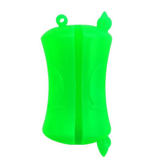 

Фиксированный шар для удочки 3/4/6/12 мм с 4 отверстиями, портативный универсальный держатель для удочки из термопластичной резины, ремни, фиксирующий зажим, аксессуары для нахлыста зелёный