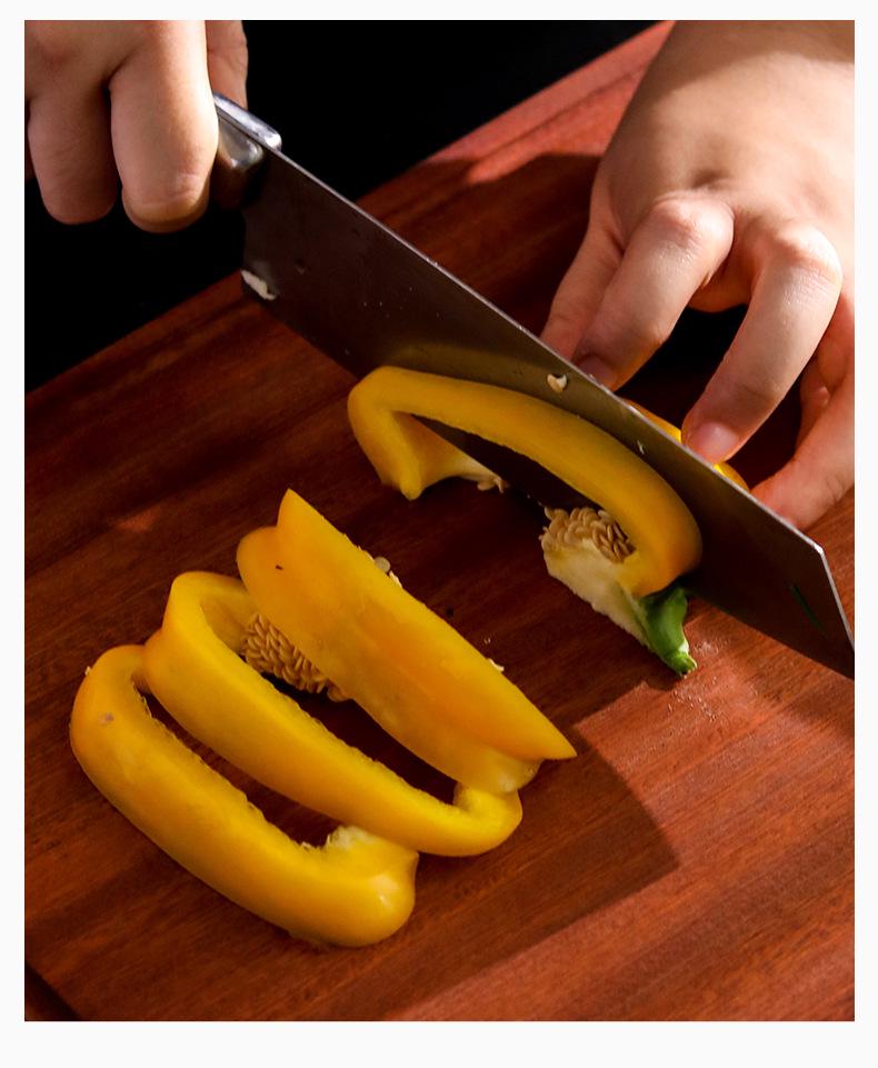 Solid Wood Ebony Cutting Board - Antibacterial & Anti-Mildew Home Use