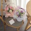 3Pcs Flower Packaging Box Set Round Flower Box Elegant DIY Box for Valentine's Day Wedding Decoration