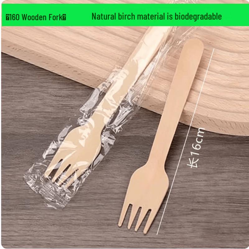 

SIVIR Individually Wrapped Disposable Wooden Forks