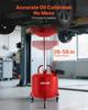 30L Waste Oil Drain Tank, Industrial Fluid Drain Tank with Adjustable Funnel Height, Portable Oil Drainer with Wheels & Toolbox, Fluid Fuel Transfer