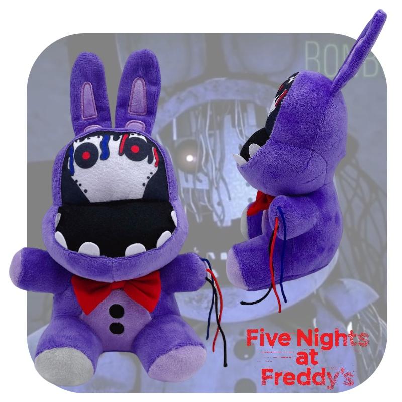 Cute Fnaf Series Midnight Bear Skeleton Purple Rabbit Plush Toy Animal Category