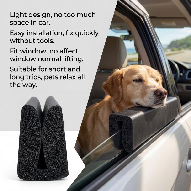 Eva Auto Fenstertiere Kinnstützkissen Weicher Hunde Auto Fensterrand Kinnhalter Tragbares Auto Fensterkissen Zum Schutz Von Haustieren Kinn Pfote