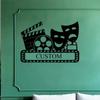 Custom Metal Wall Art, Personalized Theater Sign, Drama Room Decor, Stage Gift, Metal Sign
