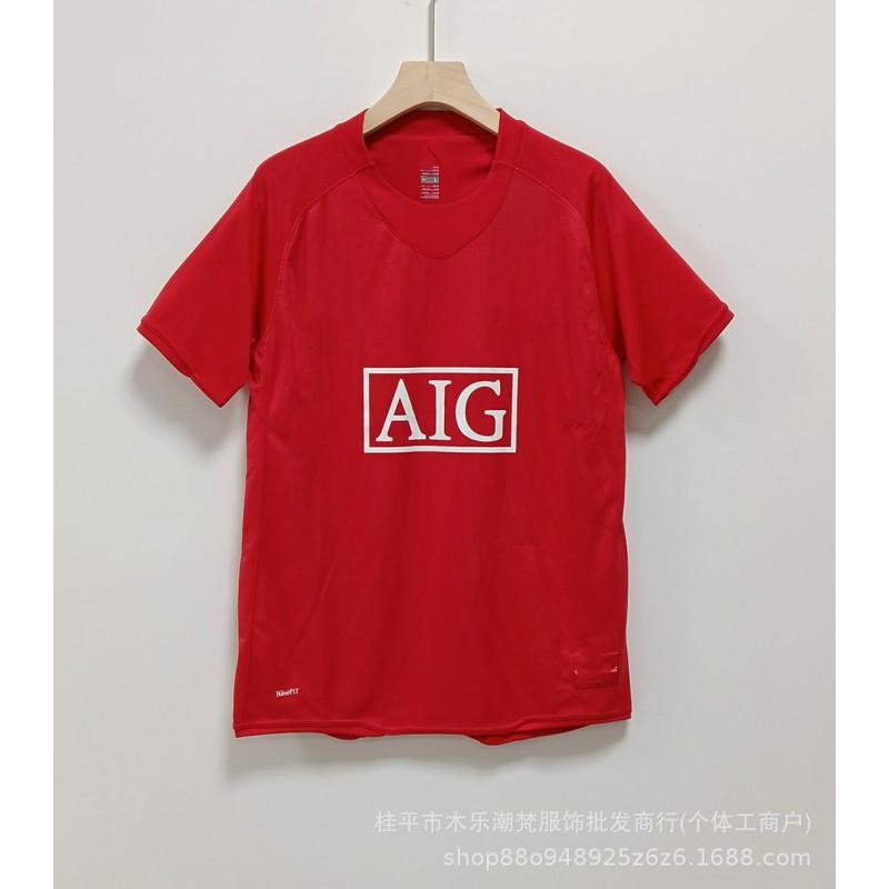 Vintage Retro Football Shirts Classic Club Short Sleeve Soccer Jerseys Men
