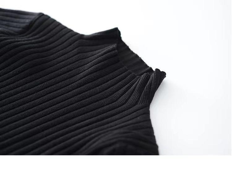 Autumn Winter Over-the-Knee Long Knitted Dress: Slimming and Thickened