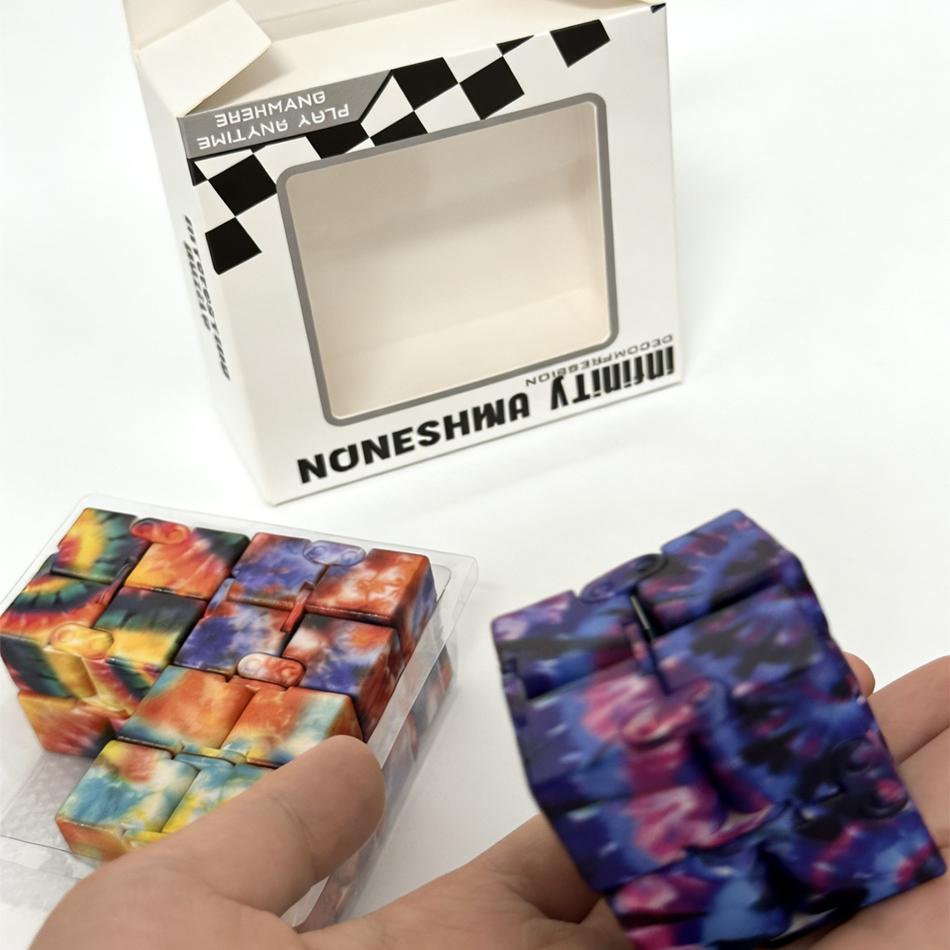 Latest Fidget Toy Autism Anti Stress Relief Infinity Cube Magic Cube Office Flip Cubic Puzzle Stop Stress Reliever Autism Toy