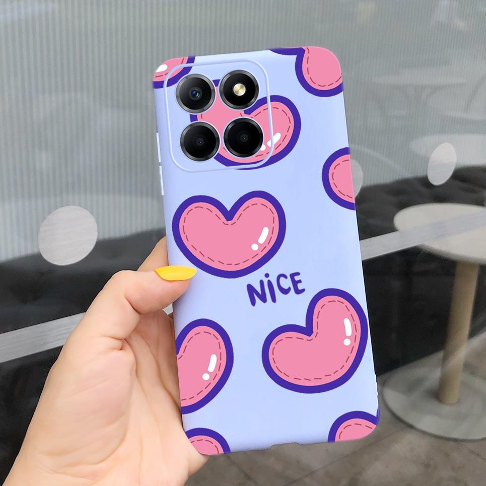 For Honor 70 Lite Case Soft Silicone TPU Phone Back Cover For Huawei Honor 70Lite Honor70 Lite Cases Couple Heart  Funda Coque