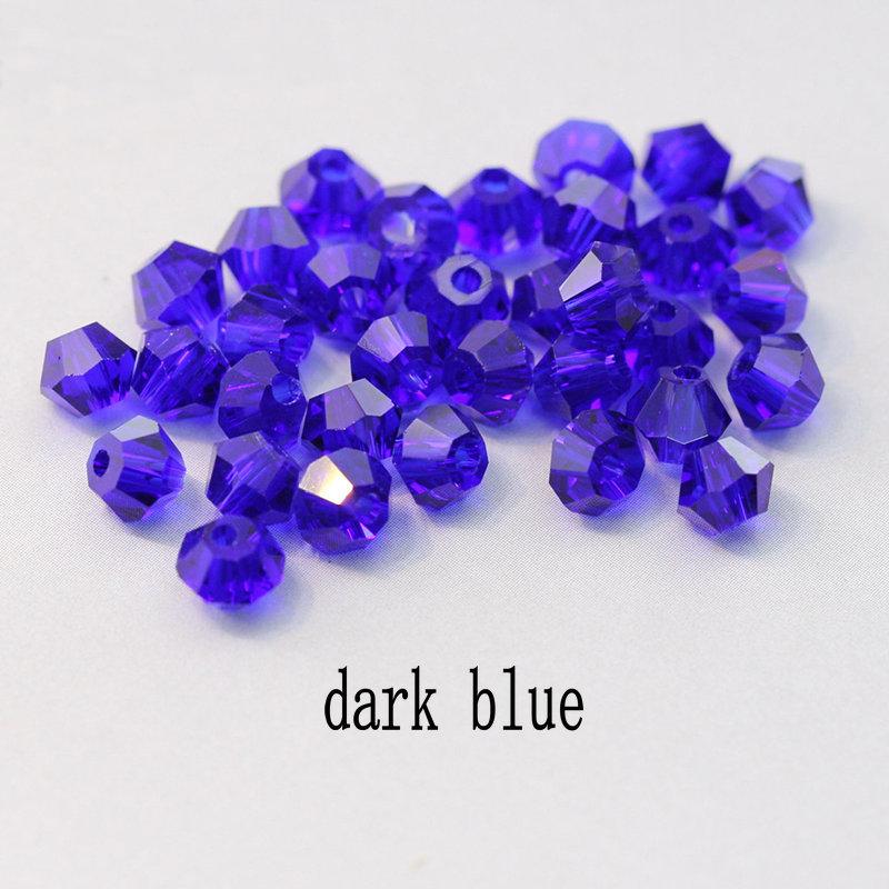 Buy 1 And Get 1 Free 4mm Shiny Crystal Beads Bicone Beads Glass Beads Loose Spacer Beads for Bracelet DIY Jewelry Making 200pcs