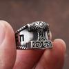 Norse Mythology Viking Thor's Hammer Ring Men Retro Stainless Steel Odin Celtics Knot Ring Biker Amulet Viking Jewelry