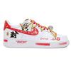 Nike Air Force 1 Low Wishing You Prosperity Anti Slip Wear Resistant Low Top Skateboard Shoes Women's White Red DD8959-100(Team69-SBOX)_