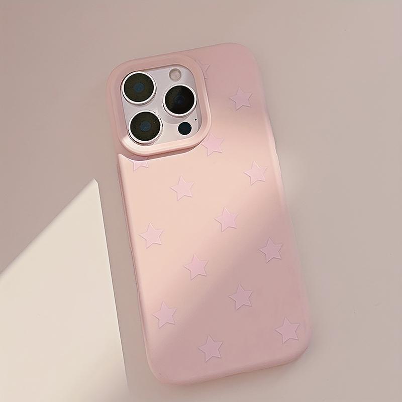 Cute Star Silicone TPU Soft Phone Case For iPhone 17 16 15 14 13 12 11 Pro Max 17 Air 16 15 Plus Shockproof Bumper Cover