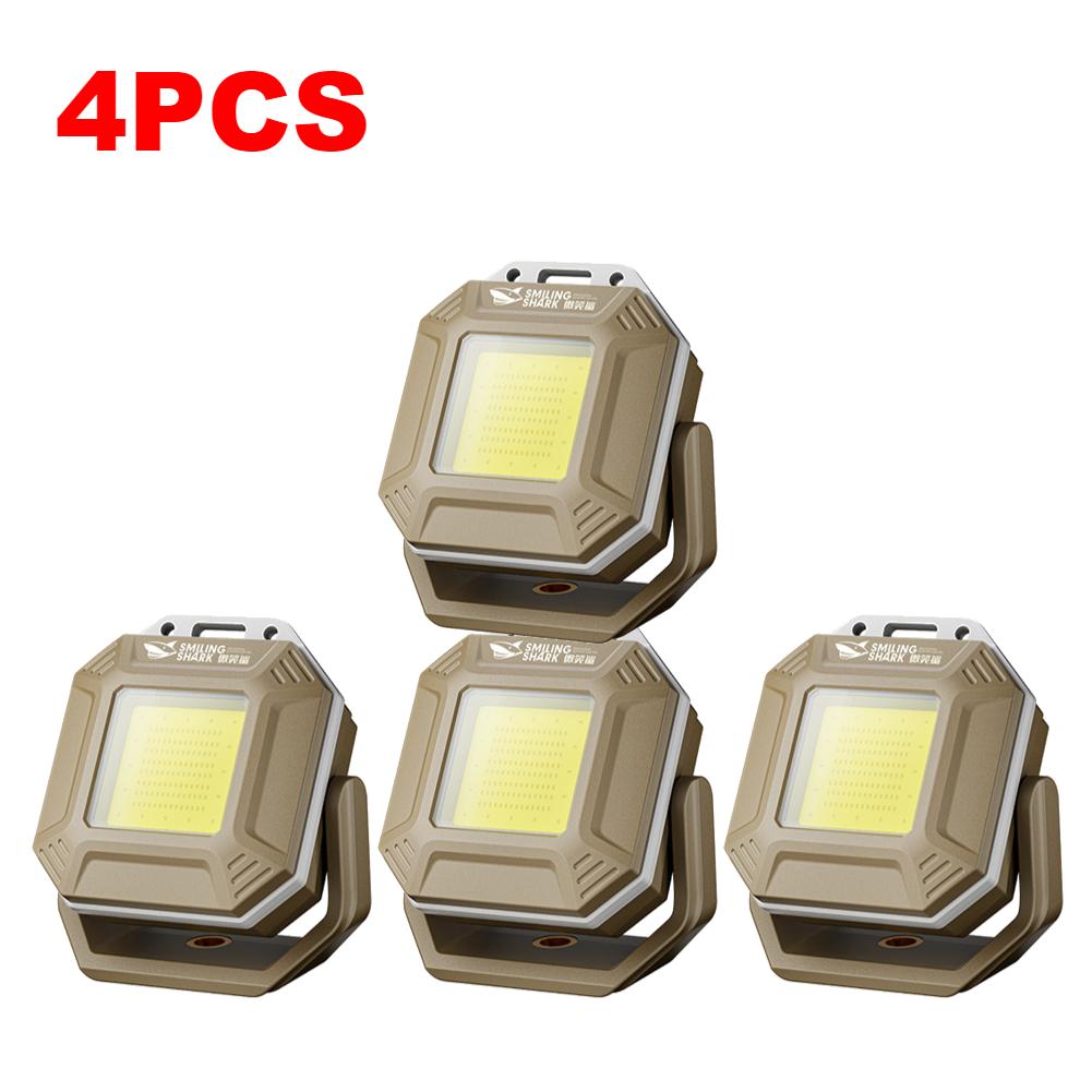 1-10PCS COB LED Work Light With Magnetic Base 180 ° Adjustable Angles Inspection Lamp Waterproof Outdoor Emergency Flashlights