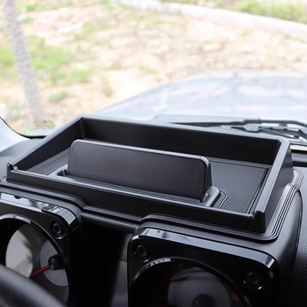 Car Dashboard Storage Box for Suzuki Jimny JB64 JB74 2019 2020 2021 2022 Tray Phone Holder Center Console Organizer Accessories