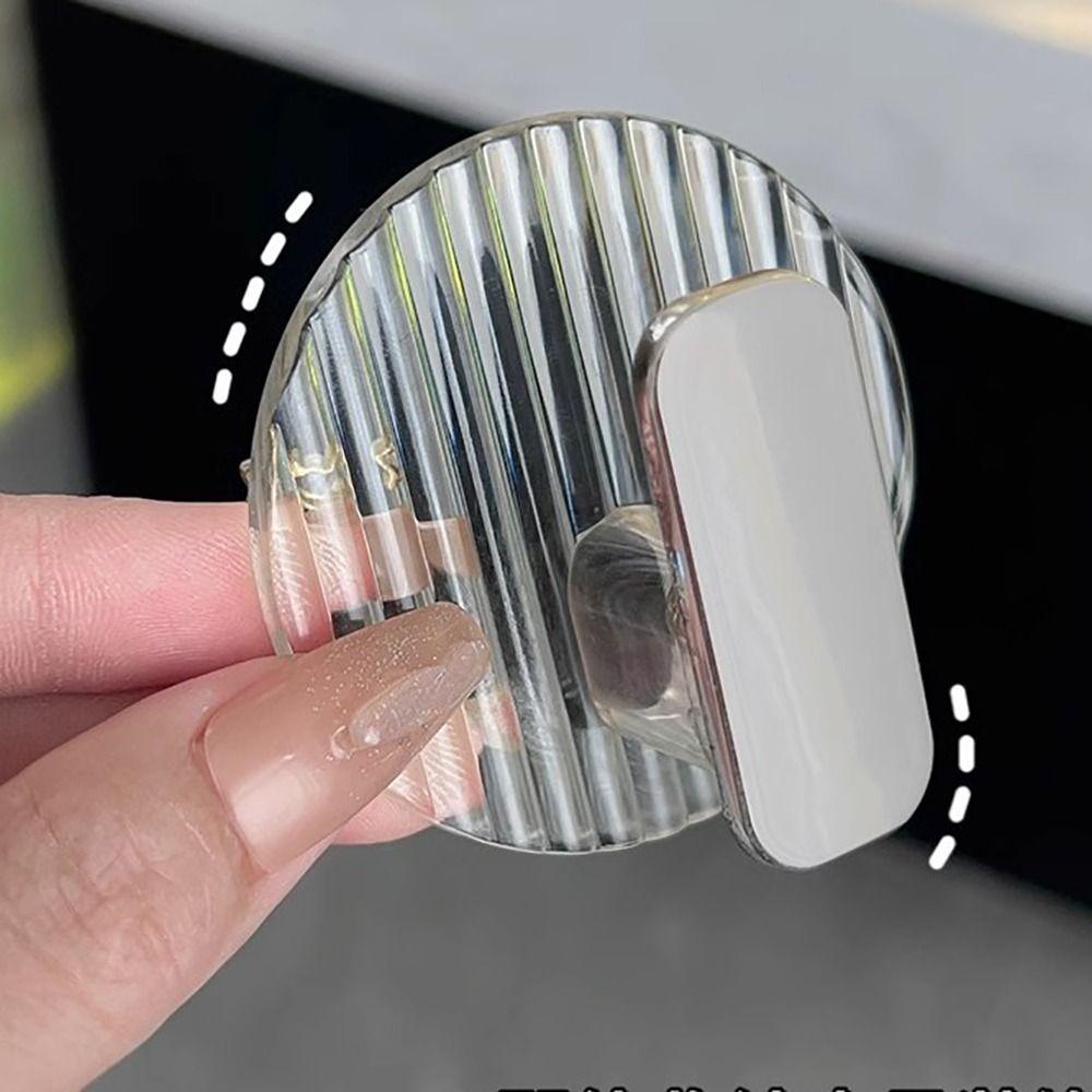 1Pcs Punchfree Non-hole Hair Scrunchies Storage Stand Wall Mounted Hair Accessories Storage Hook