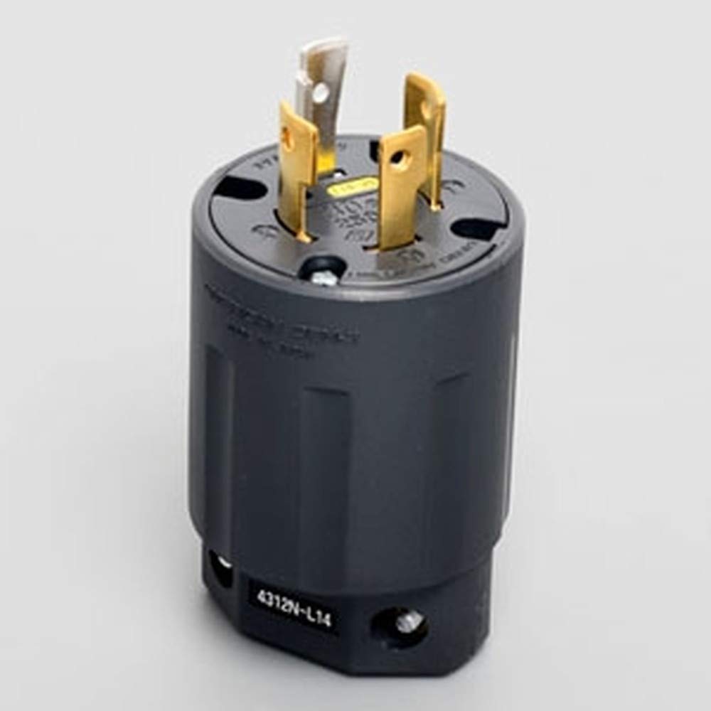 

American Electric 4312NL14 Nylon Grounded 3P 30A 125250V Hook-and-Loop Plug