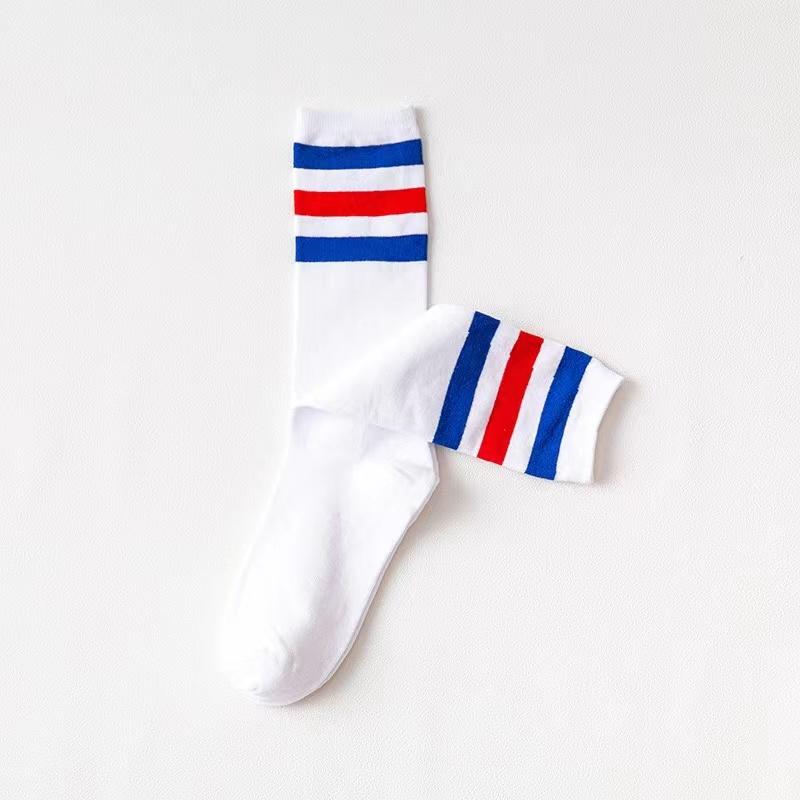 

Новые мужские/женские 3 хлопковые носки с тремя полосками в стиле ретро, старая школа, скейтбординг, длинные, короткие, белые, черные, зимние, классные One Size